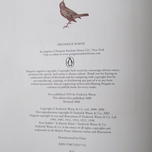 BEATRIX POTTER NURSERY RHYME BOOK - Picture 9 of 12